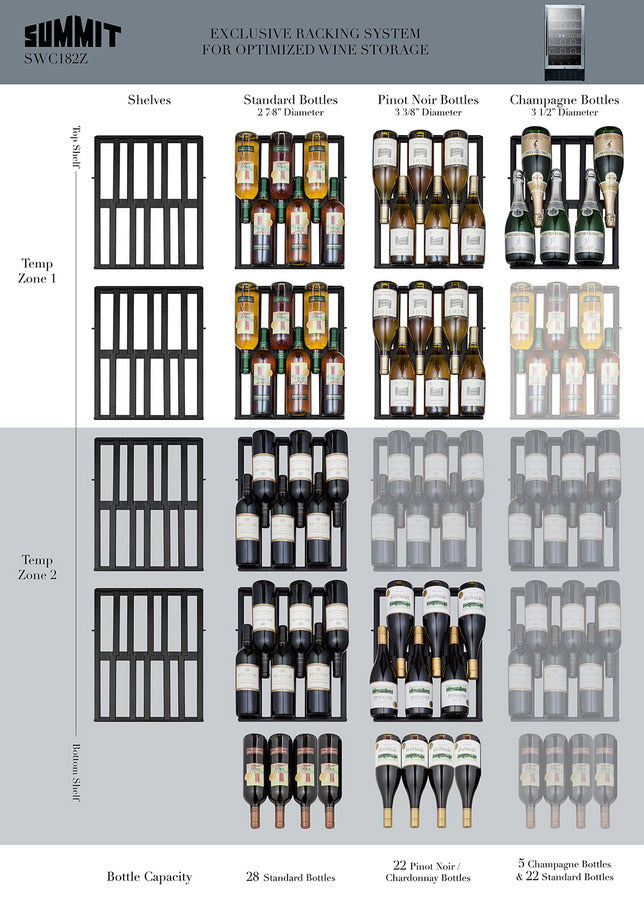 18" Wide Built-In Wine Cellar-My Vino Vault