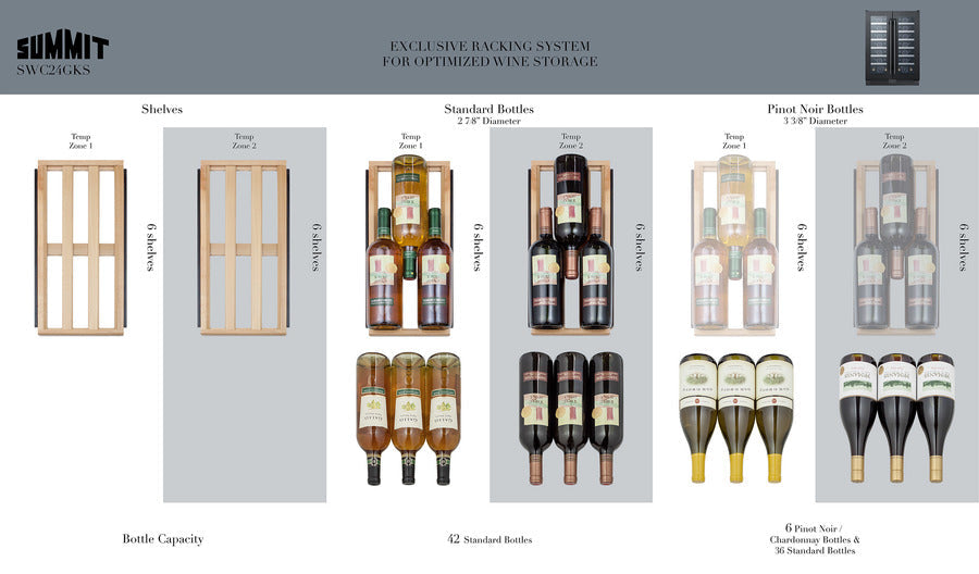 24" Wide Built-In Wine Cellar-My Vino Vault