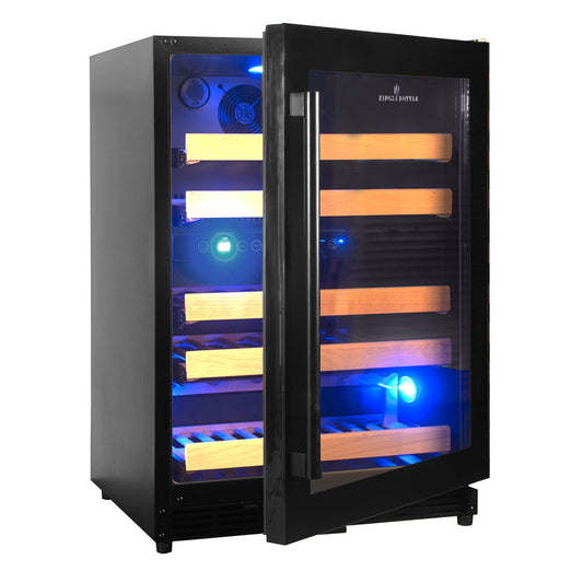 44 Bottles 24 Inch Under Counter Dual Zone Wine Cooler Drinks-My Vino Vault