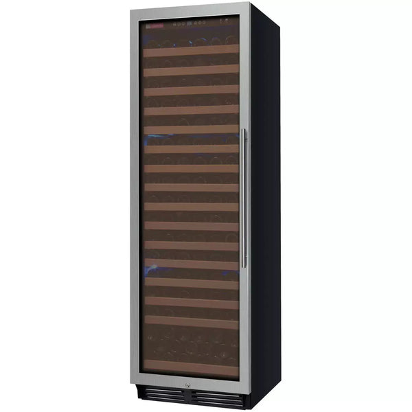 Allavino 24 Wide FlexCount Classic II Tru-Vino 174 Bottle Single Zone Stainless Steel Left Hinge Wine Refrigerator-My Vino Vault