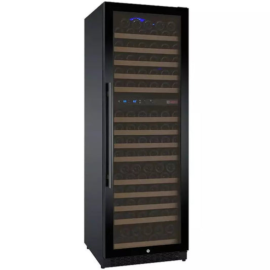 Allavino 24" Wide FlexCount II Tru-Vino 172 Bottle Dual Zone Black Right Hinge Wine Refrigerator-My Vino Vault