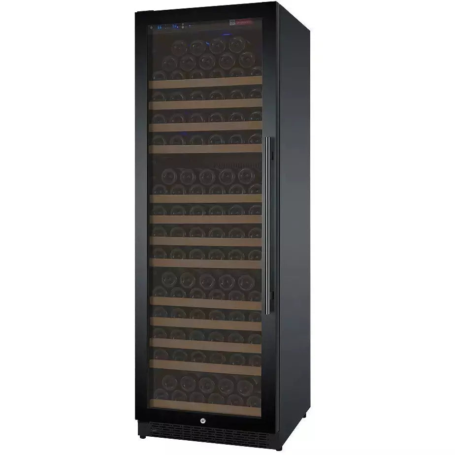 Allavino 24" Wide FlexCount II Tru-Vino 177 Bottle Single Zone Black Left Hinge Wine Refrigerator-My Vino Vault