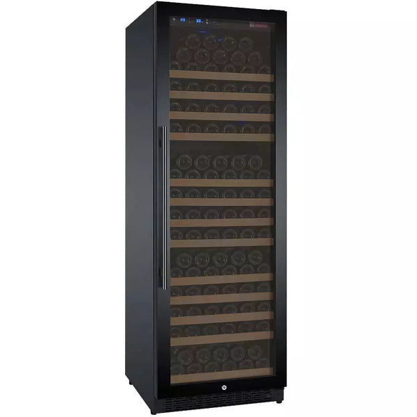 Allavino 24 Wide FlexCount II Tru-Vino 177 Bottle Single Zone Black Right Hinge Wine Refrigerator-My Vino Vault