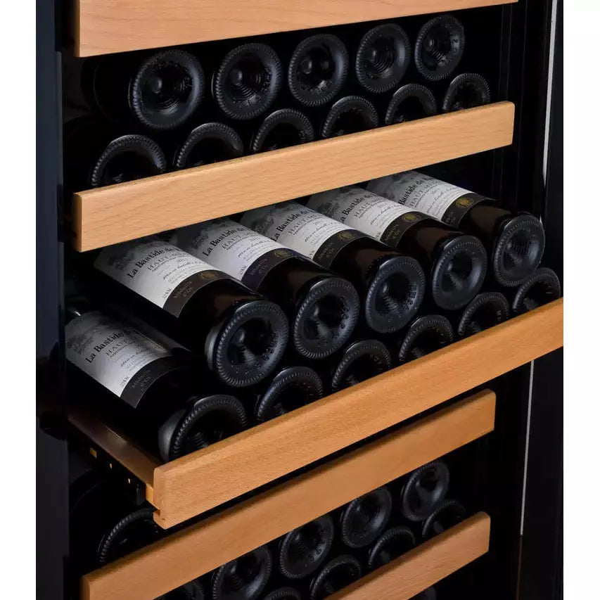 Allavino 24" Wide Vite II 99 Bottle Single Zone Black Right Hinge Wine Refrigerator-My Vino Vault