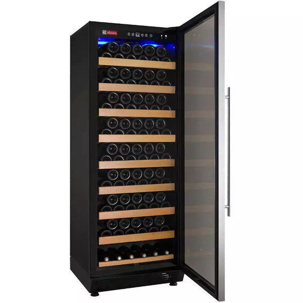 Allavino 24 Wide Vite II Tru-Vino 99 Bottle Single Zone Stainless Steel Right Hinge Wine Refrigerator-My Vino Vault