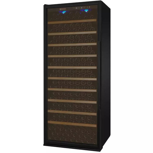 Allavino 32" Wide Vite II Tru-Vino 277 Bottle Single Zone Black Left Hinge Wine Refrigerator-My Vino Vault