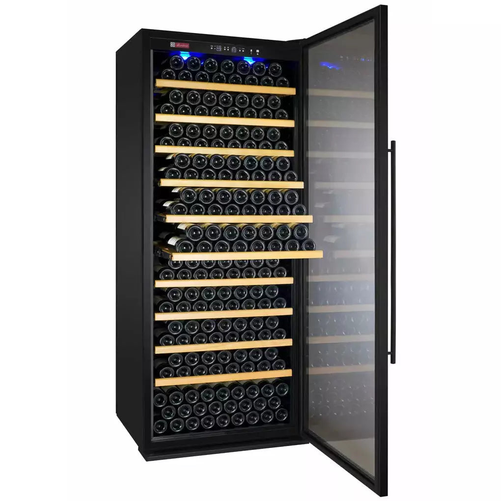 Allavino 32" Wide Vite II Tru-Vino 277 Bottle Single Zone Black Right Hinge Wine Refrigerator-My Vino Vault