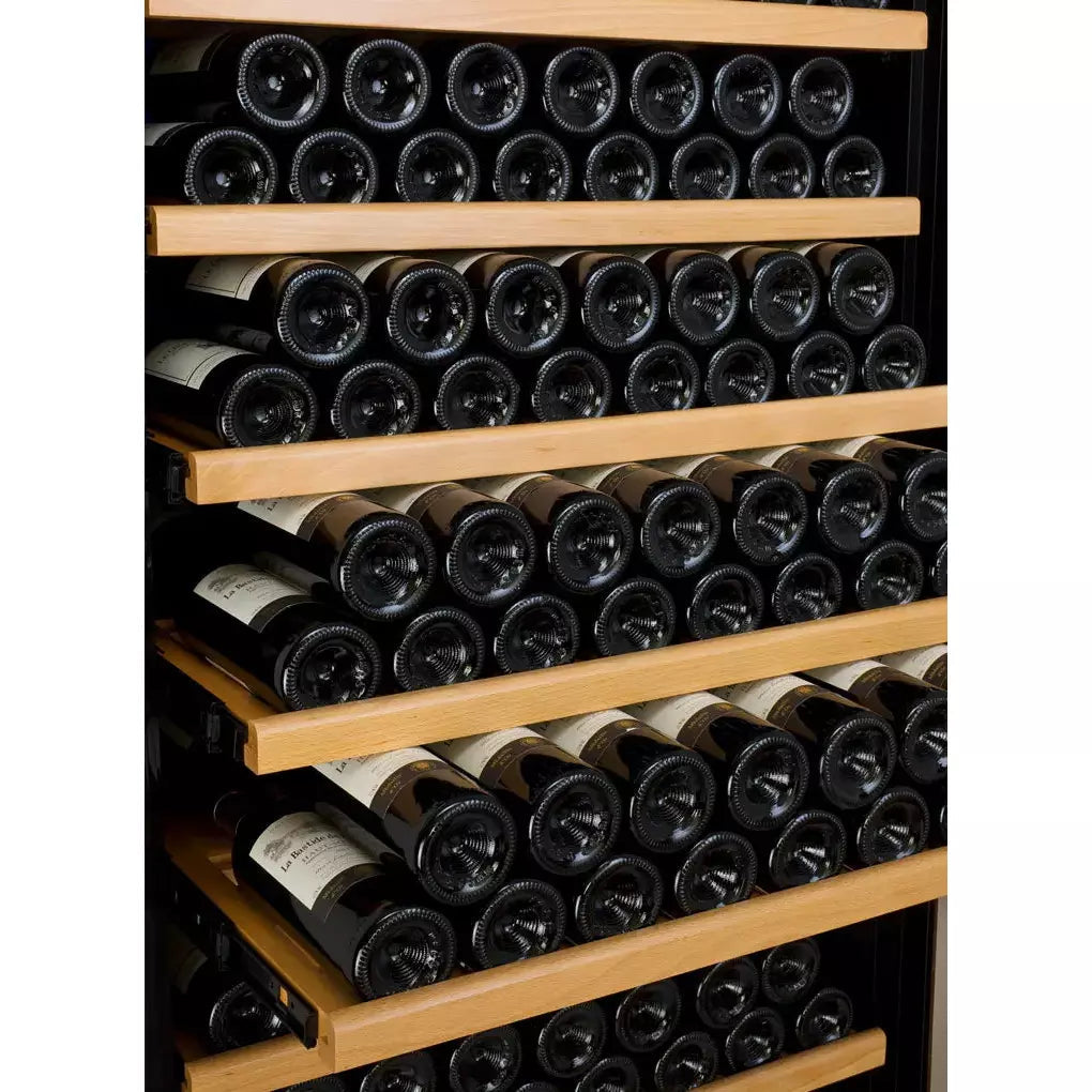 Allavino 32" Wide Vite II Tru-Vino 277 Bottle Single Zone Black Right Hinge Wine Refrigerator-My Vino Vault