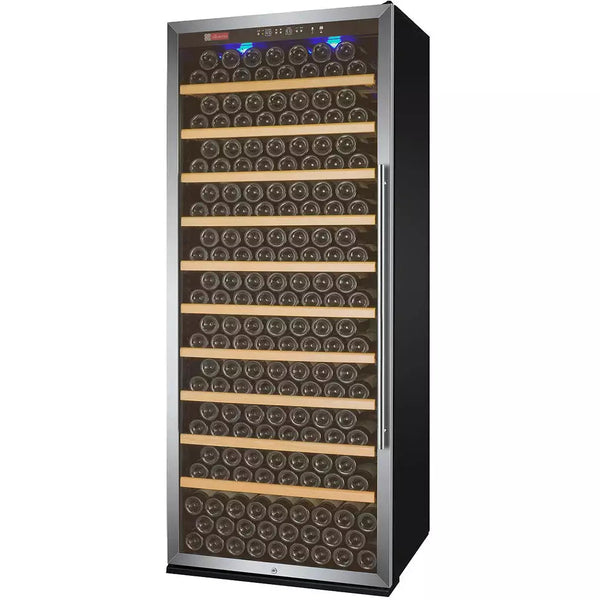 Allavino 32 Wide Vite II Tru-Vino 277 Bottle Single Zone Stainless Steel Left Hinge Wine Refrigerator-My Vino Vault