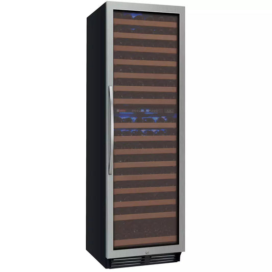 llavino 24" Wide FlexCount Classic II Tru-Vino 172 Bottle Dual Zone Stainless Steel Right Hinge Wine Refrigerator-My Vino Vault